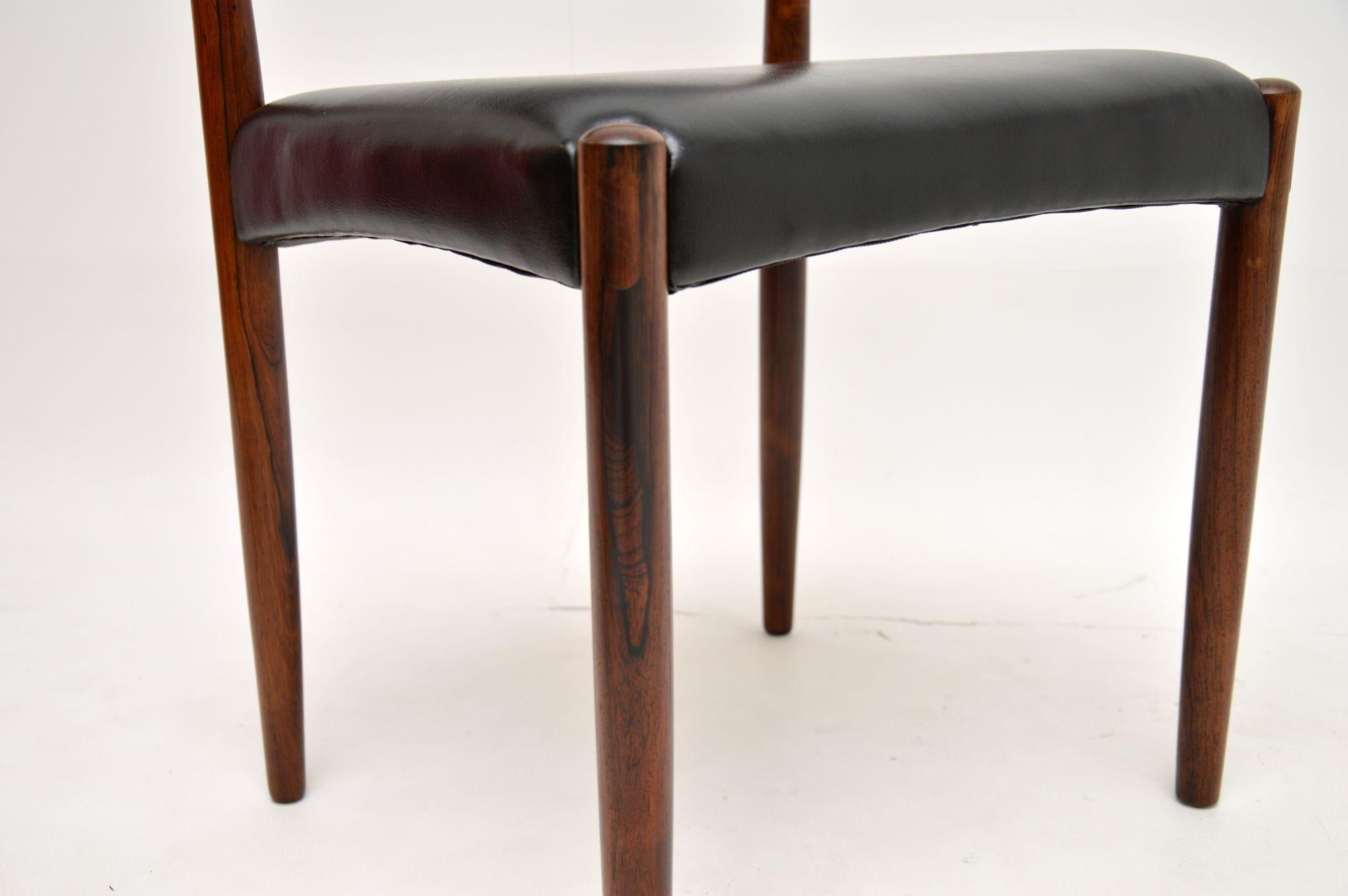 Satz von 6 dänischen Vintage-Esszimmerstühlen von Harry Ostergaard im Angebot 4