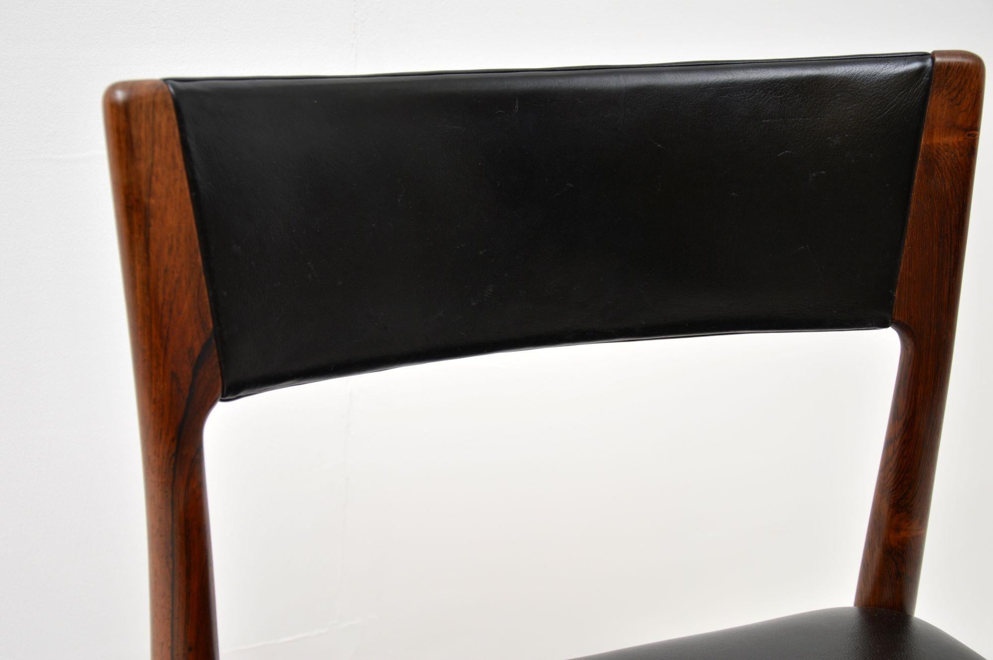 Satz von 6 dänischen Vintage-Esszimmerstühlen von Harry Ostergaard im Angebot 2