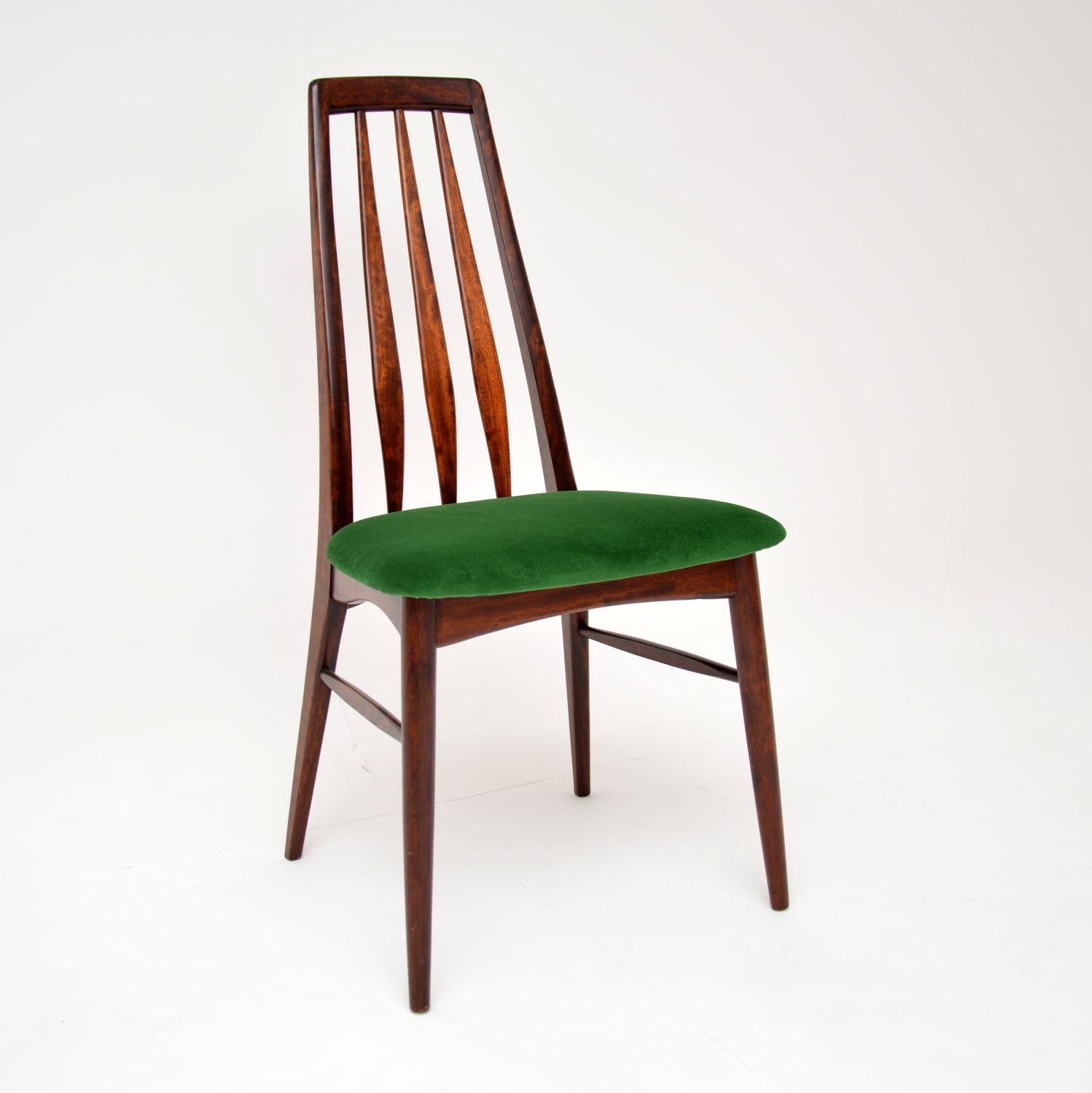 Mid-Century Modern Set of 6 Danish Vintage Dining Chairs by Niels Koefoed