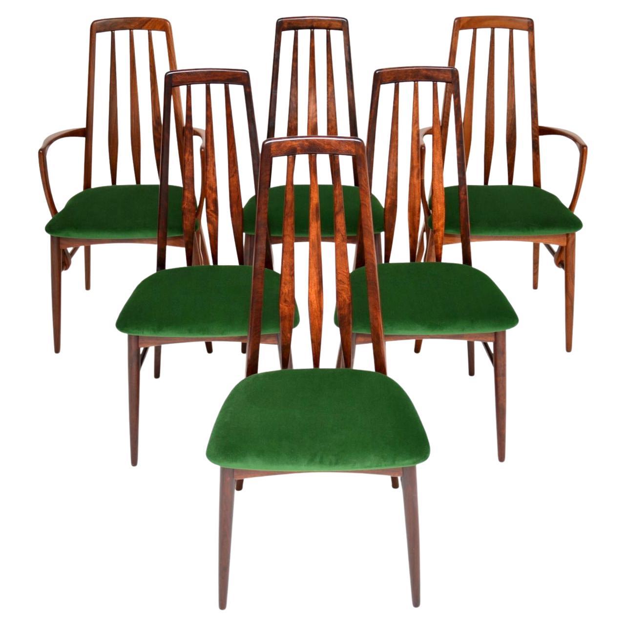 Set of 6 Danish Vintage Dining Chairs by Niels Koefoed