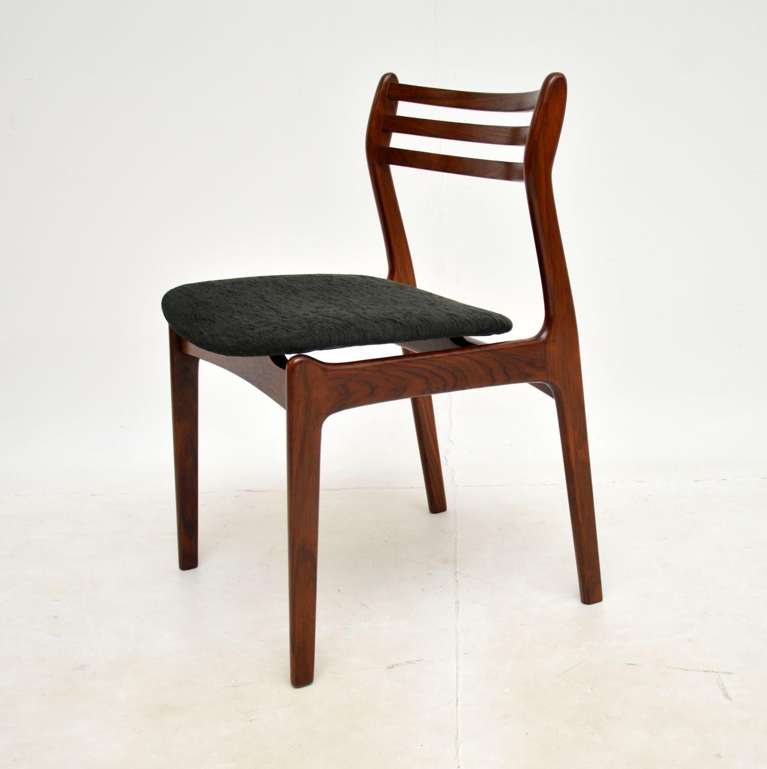 Mid-20th Century Set of 6 Danish Vintage Dining Chairs