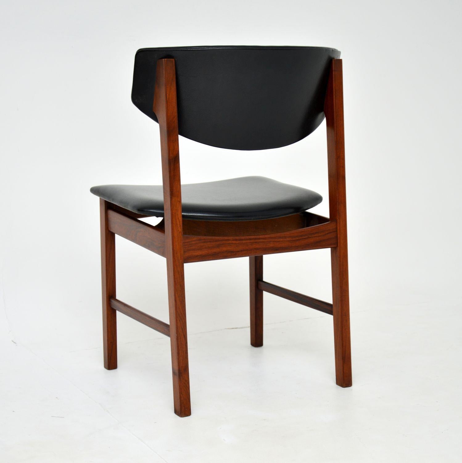 20th Century Set of 6 Danish Vintage Dining Chairs