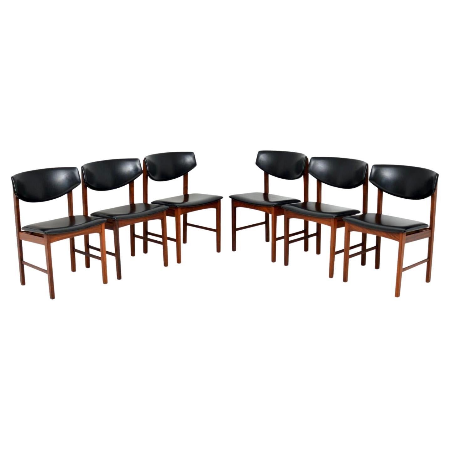 Set of 6 Danish Vintage Dining Chairs