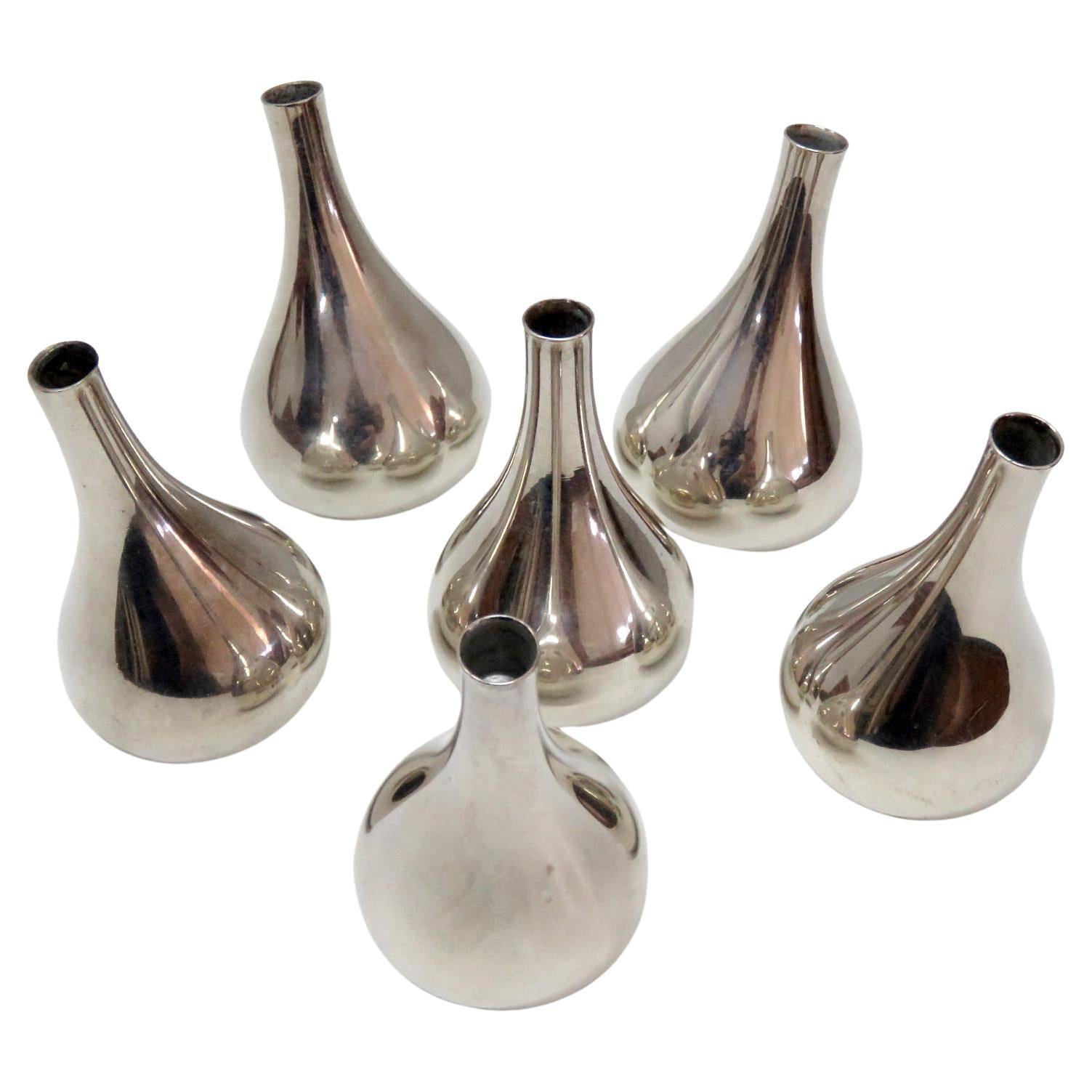 Set of 6 Dansk Candleholders by Jens Quistgaard, 1960 For Sale