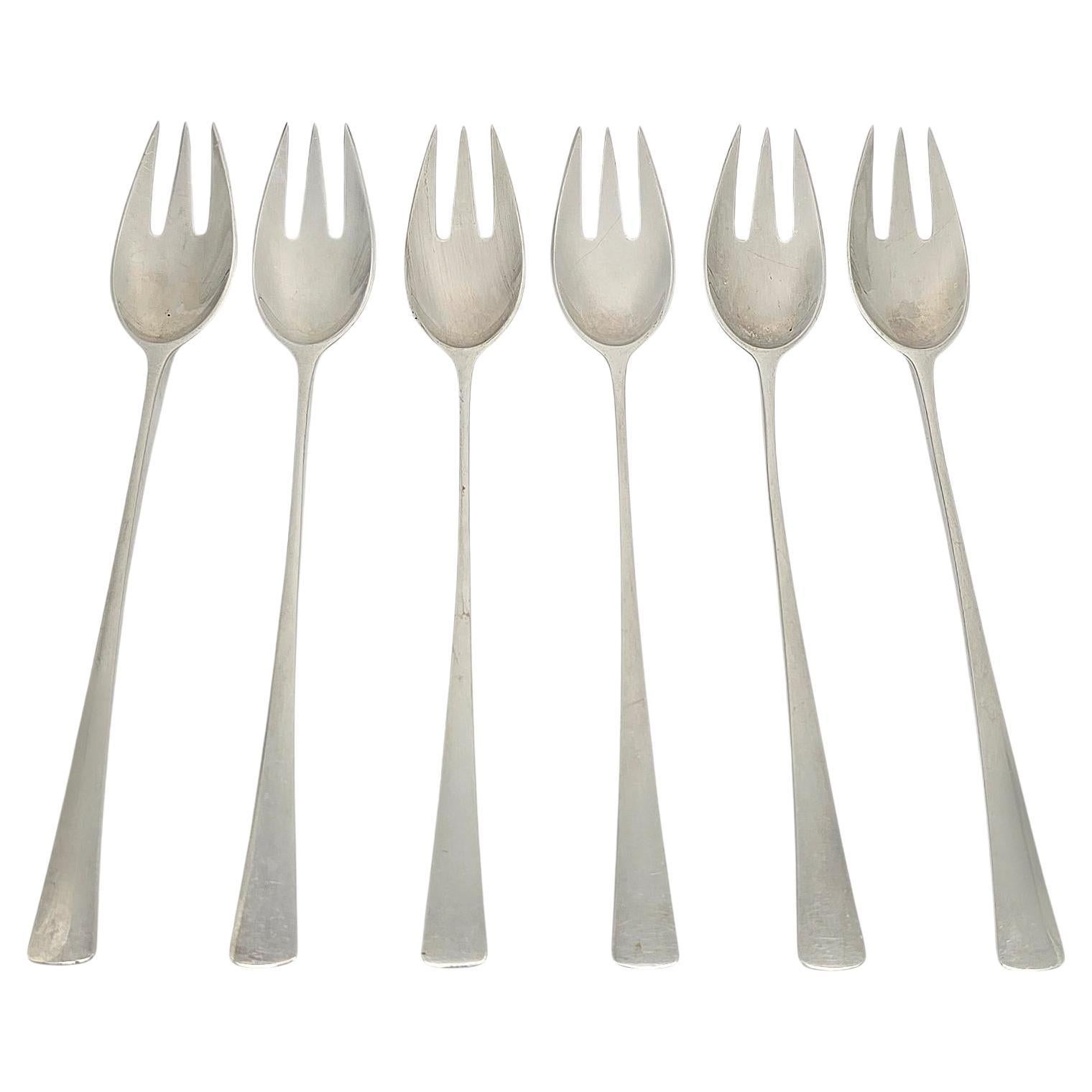 Set di 6 forchette Tjorn in argento Sterling Dansk Denmark #20612
