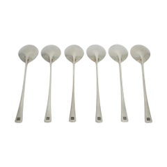 Set of 6 Dansk Denmark Sterling Silver Tjorn Teaspoons #20618