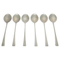 Set of 6 Dansk Denmark Sterling Silver Tjorn Teaspoons #20618