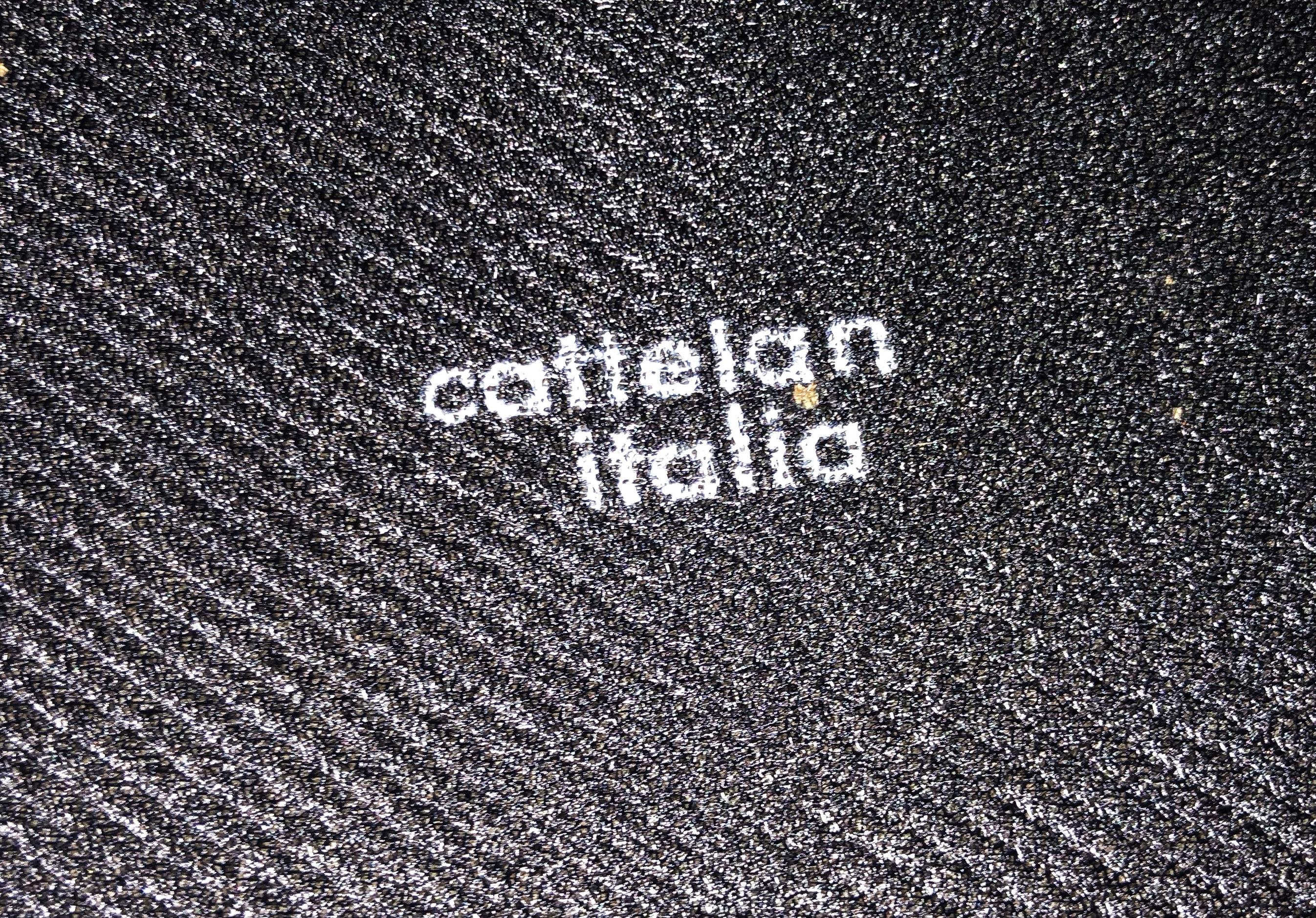 6 Stühle aus dunkelblauem Leder von Cattelan Italia 2