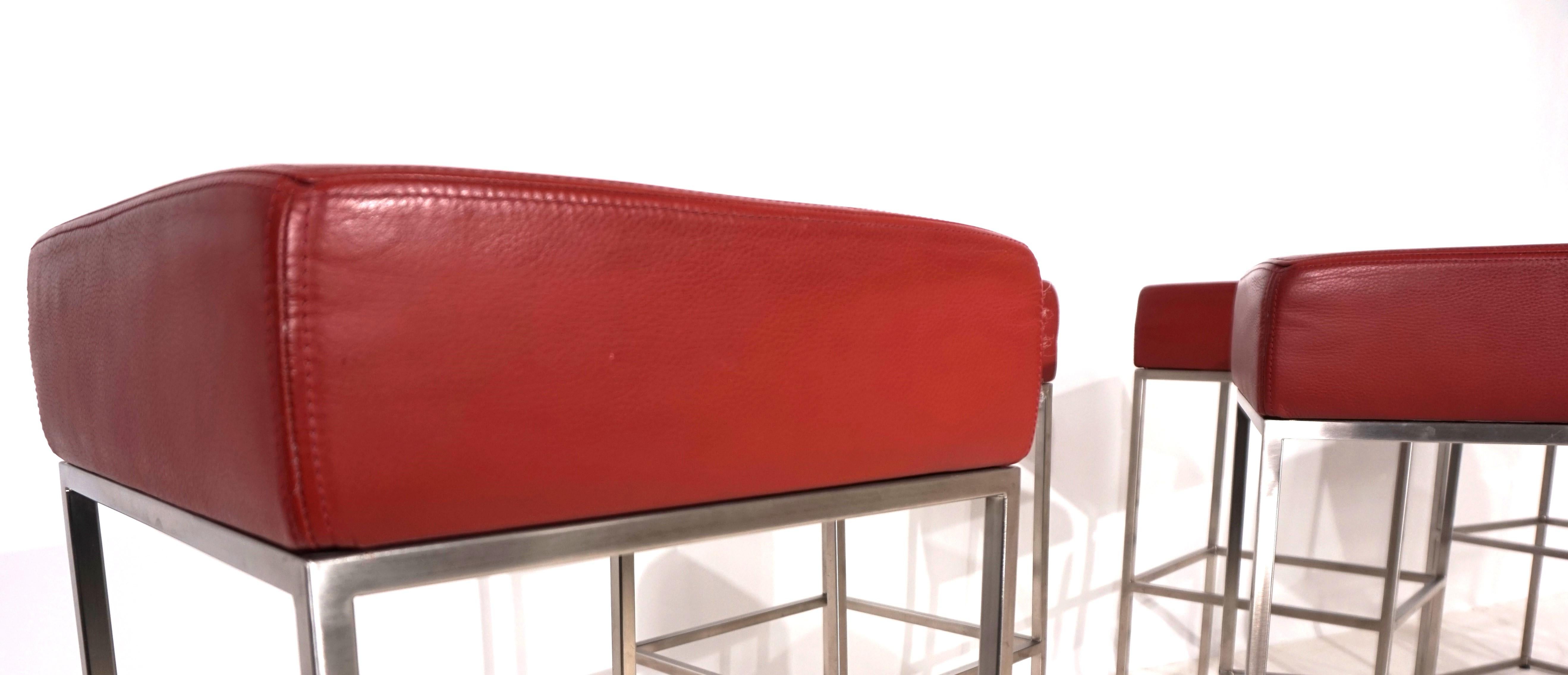 Set of 6 De Sede DS 218/55 bar stools by Paolo Piva, 2000 For Sale 9