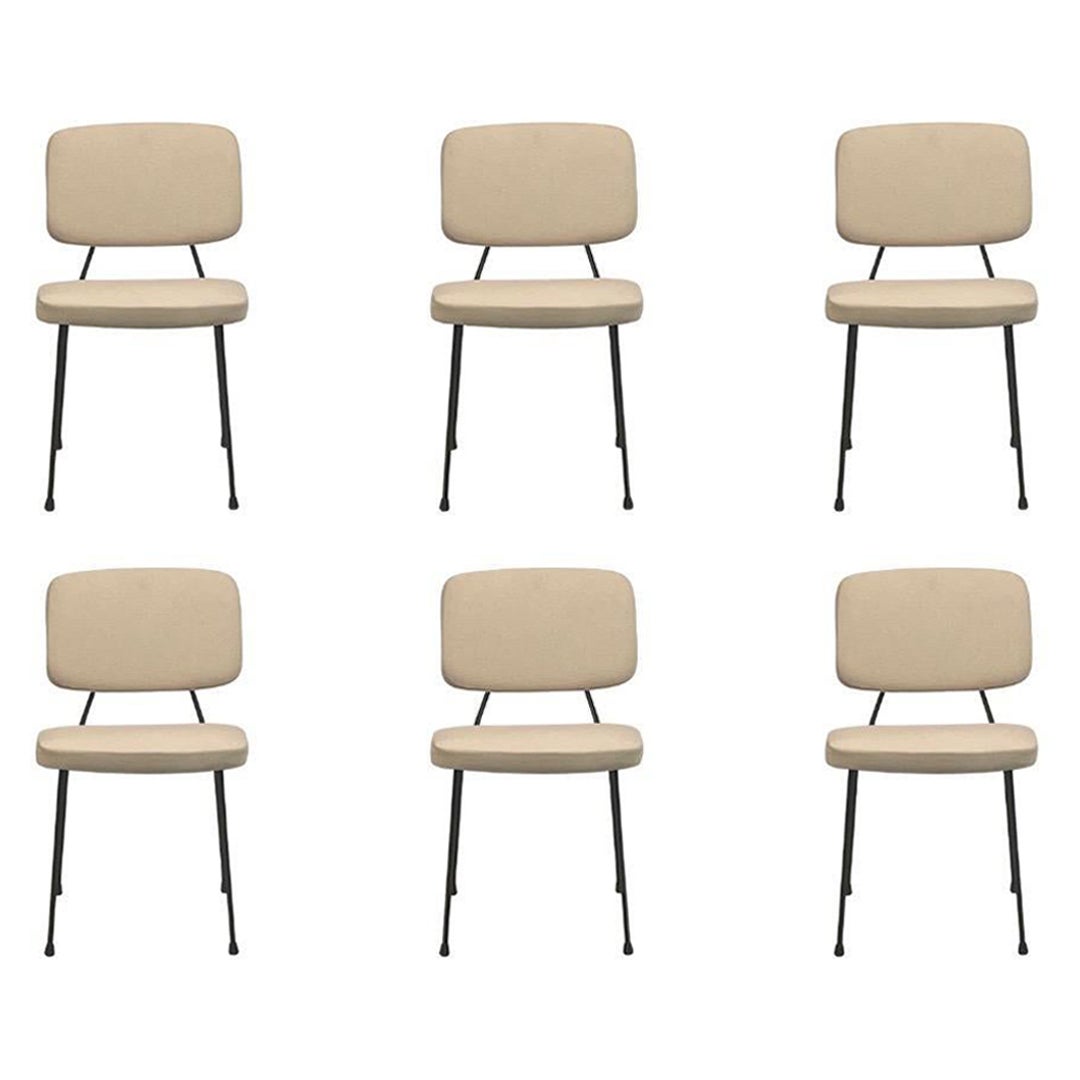 Juego de 6 sillas de comedor "Décade" de Design Frères en venta