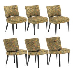 Set of 6 Deco Gilbert Rohde for Herman Miller Paldao Group Dining Chairs, 1940s