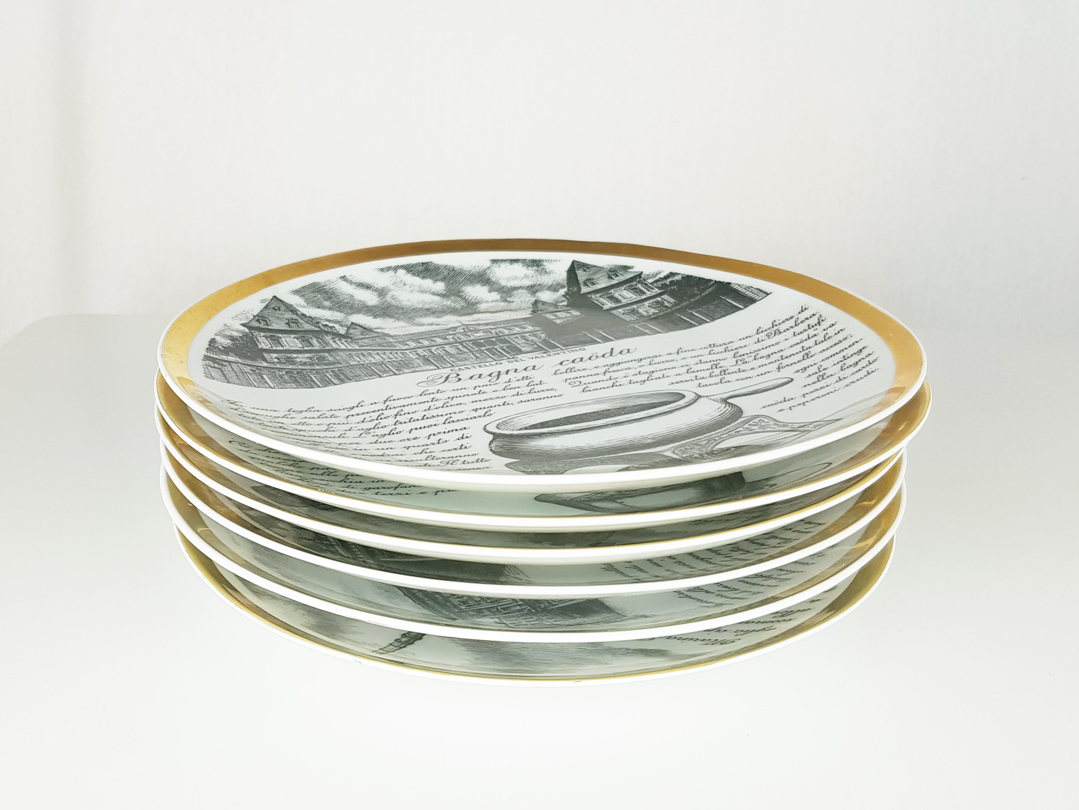 Set of 6 Decorative Plates 