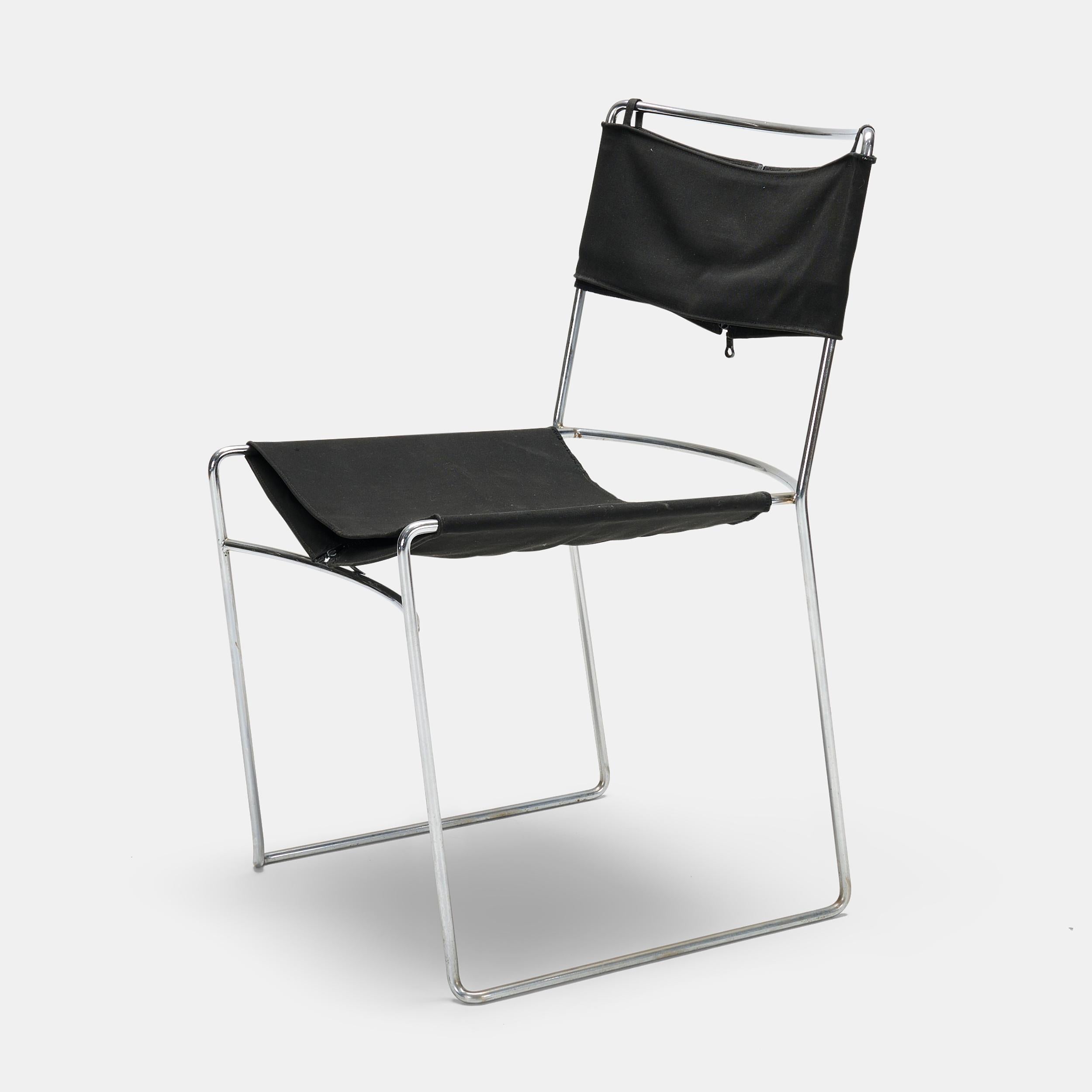 Mid-Century moderno Set di 6 sedie da pranzo impilabili 'Delfina' di Enzo Mari per Driade, Italia, 1974