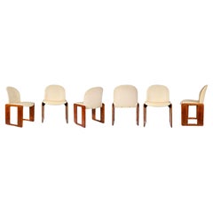 Set of 6 Dialogo Chairs by Afra and Tobia Scarpa for B&B Italia, 1973