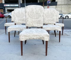 Set of 6 Dining Chairs, 2 Arm & 4 Side Chairs