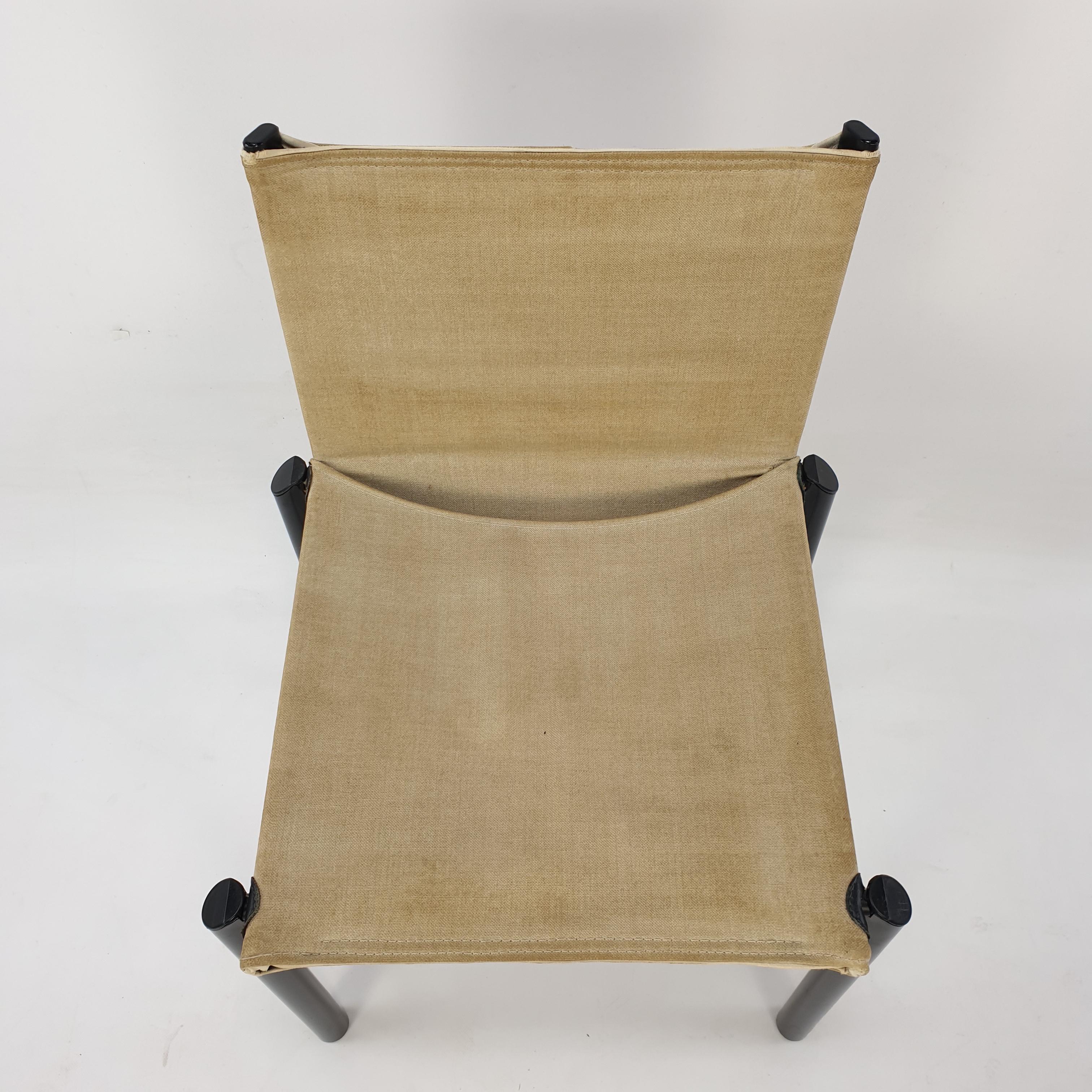 Set of 6 Dining Chairs by Afra & Tobia Scarpa, Italy, 1970's 5
