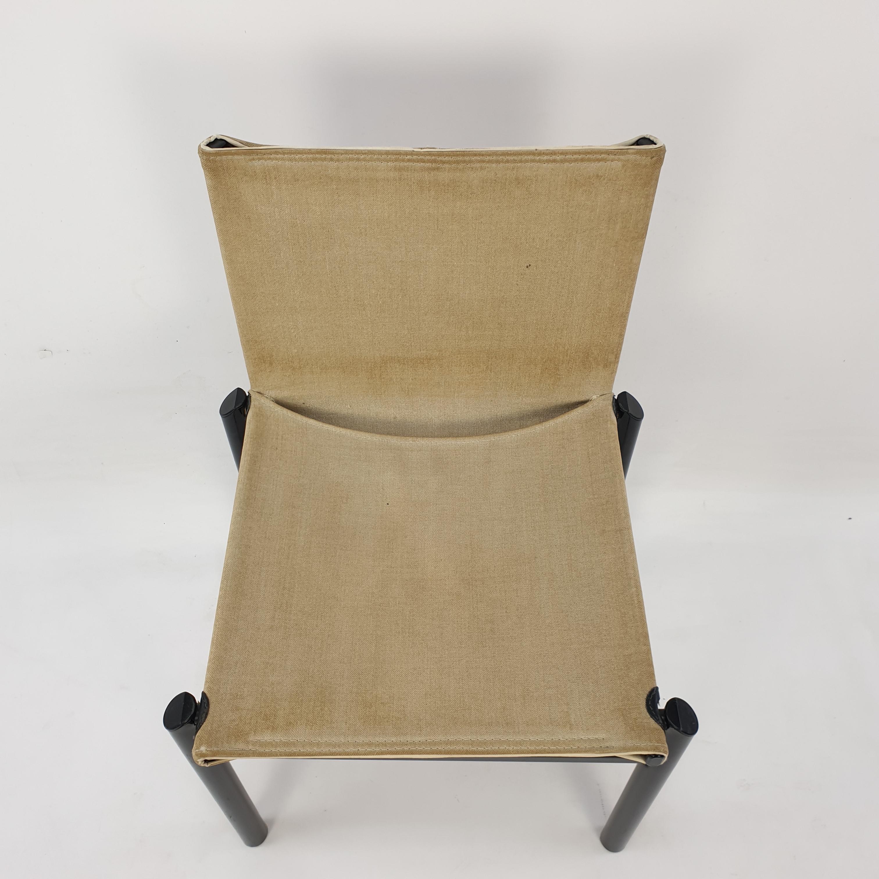 Set of 6 Dining Chairs by Afra & Tobia Scarpa, Italy, 1970's 6