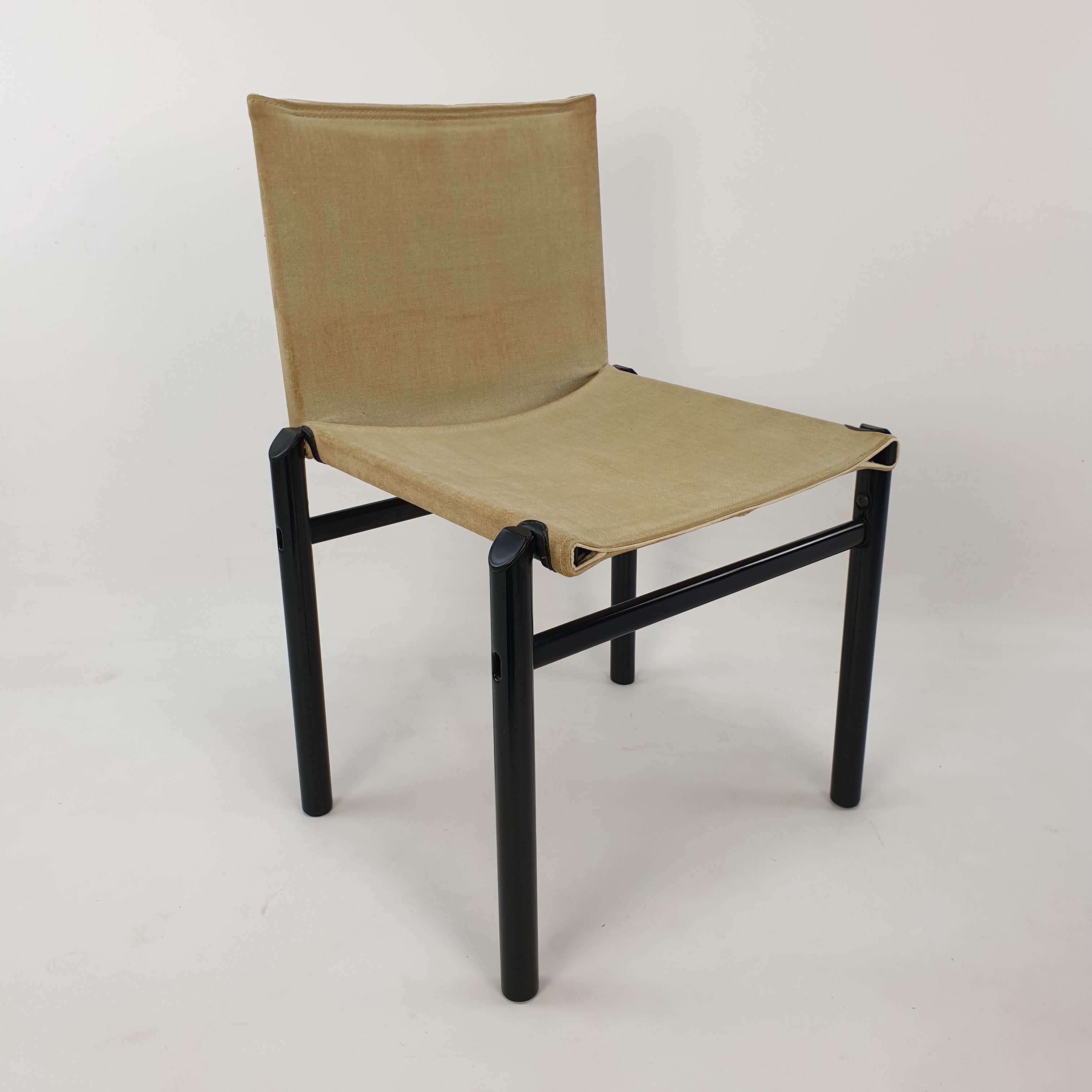 Late 20th Century Set of 6 Dining Chairs by Afra & Tobia Scarpa, Italy, 1970's