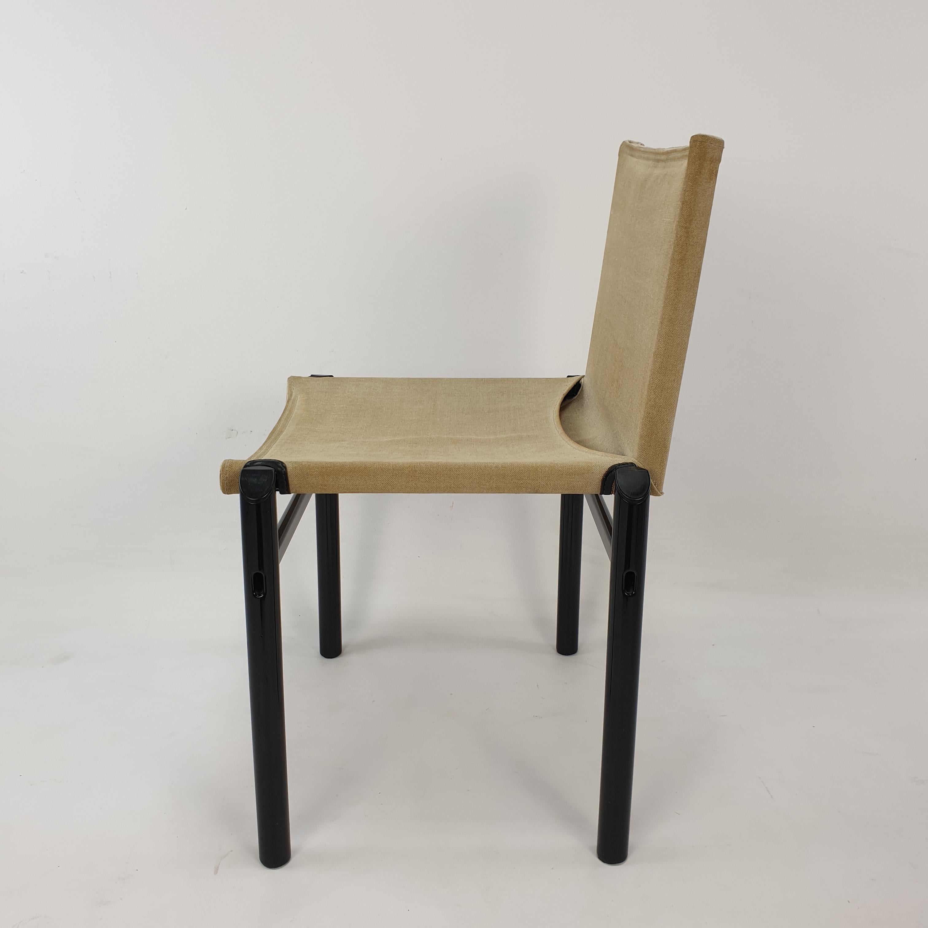 Set of 6 Dining Chairs by Afra & Tobia Scarpa, Italy, 1970's 1