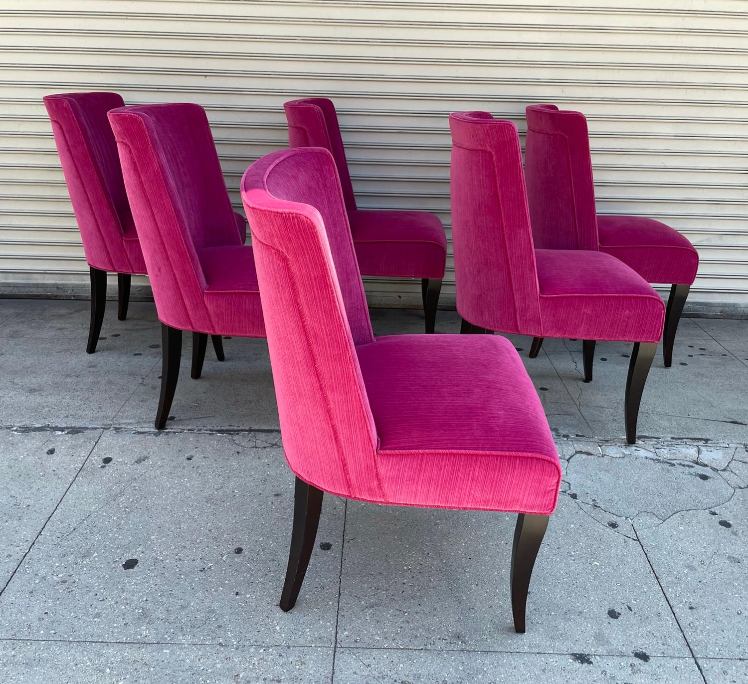 Set of 6 Dining Chairs by Ambella Home In Good Condition For Sale In Los Angeles, CA