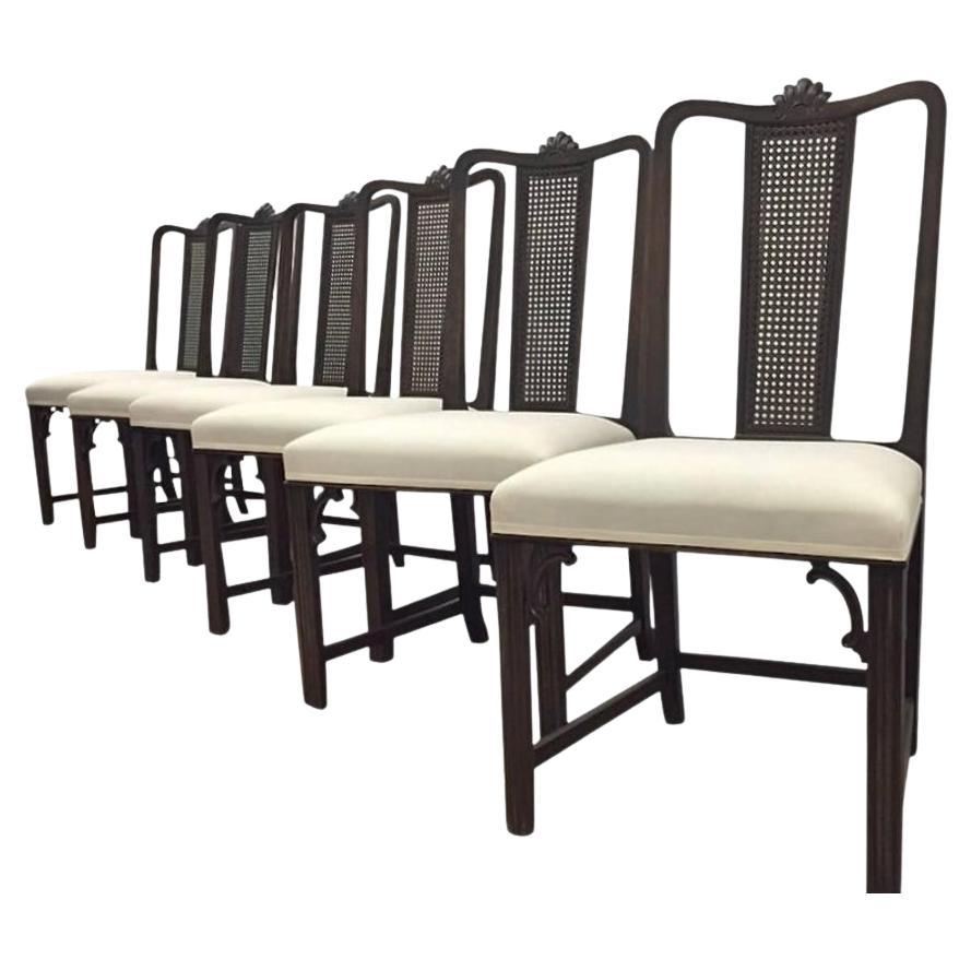 Set of 6 Dining Chairs by Axel Einar Hjorth model "Radio" for NK For Sale