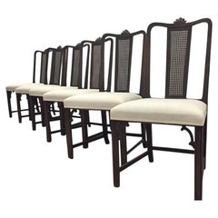 Set of 6 Dining Chairs by Axel Einar Hjorth model "Radio" for NK