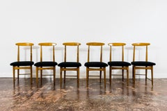 Set Of 6 Dining Chairs By Bernard Malendowicz 1960's
