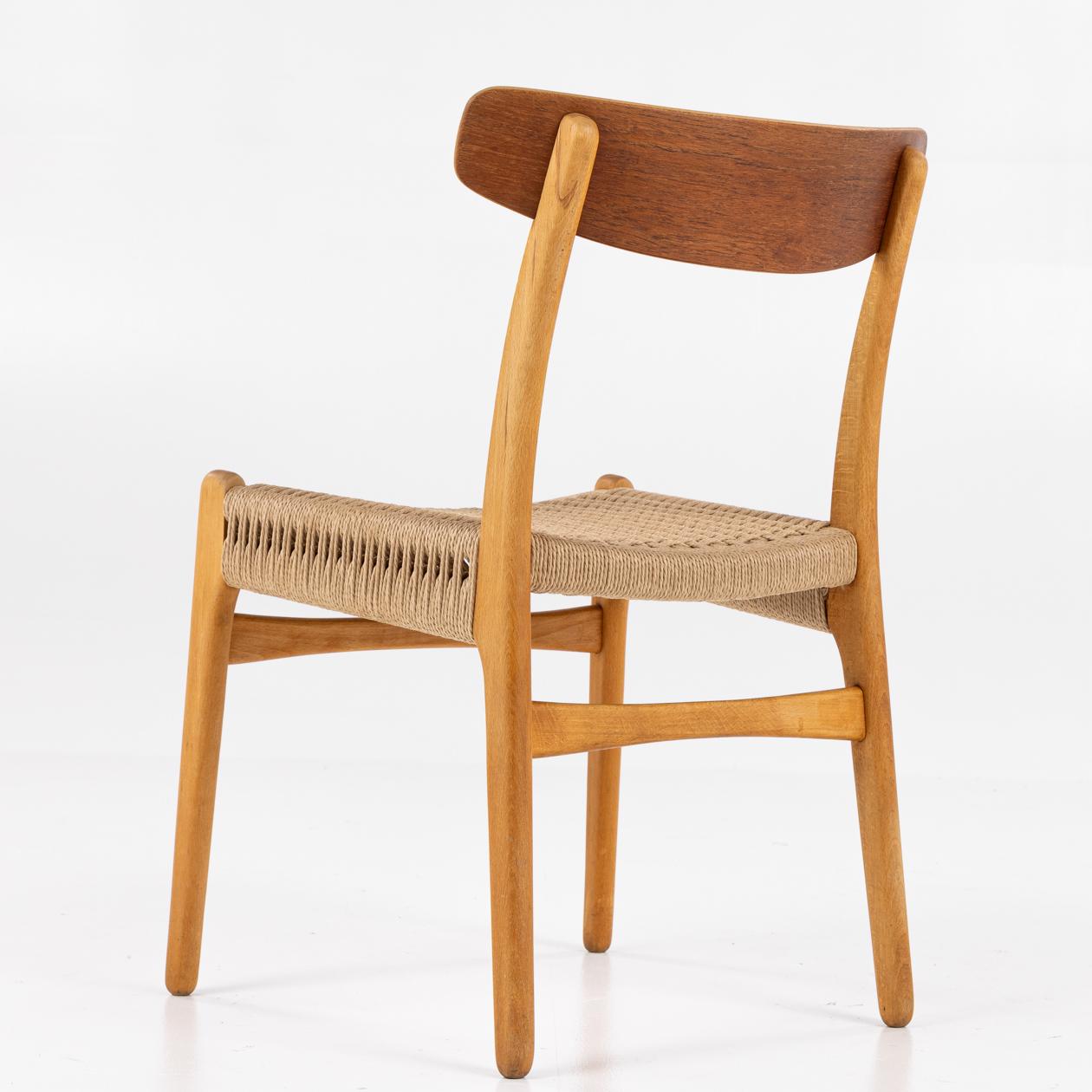 Danish Set of 6 dining chairs by Hans J. Wegner