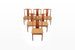 Set of 6 dining chairs by Henning Sørensen for Danex, Denmark 1960s