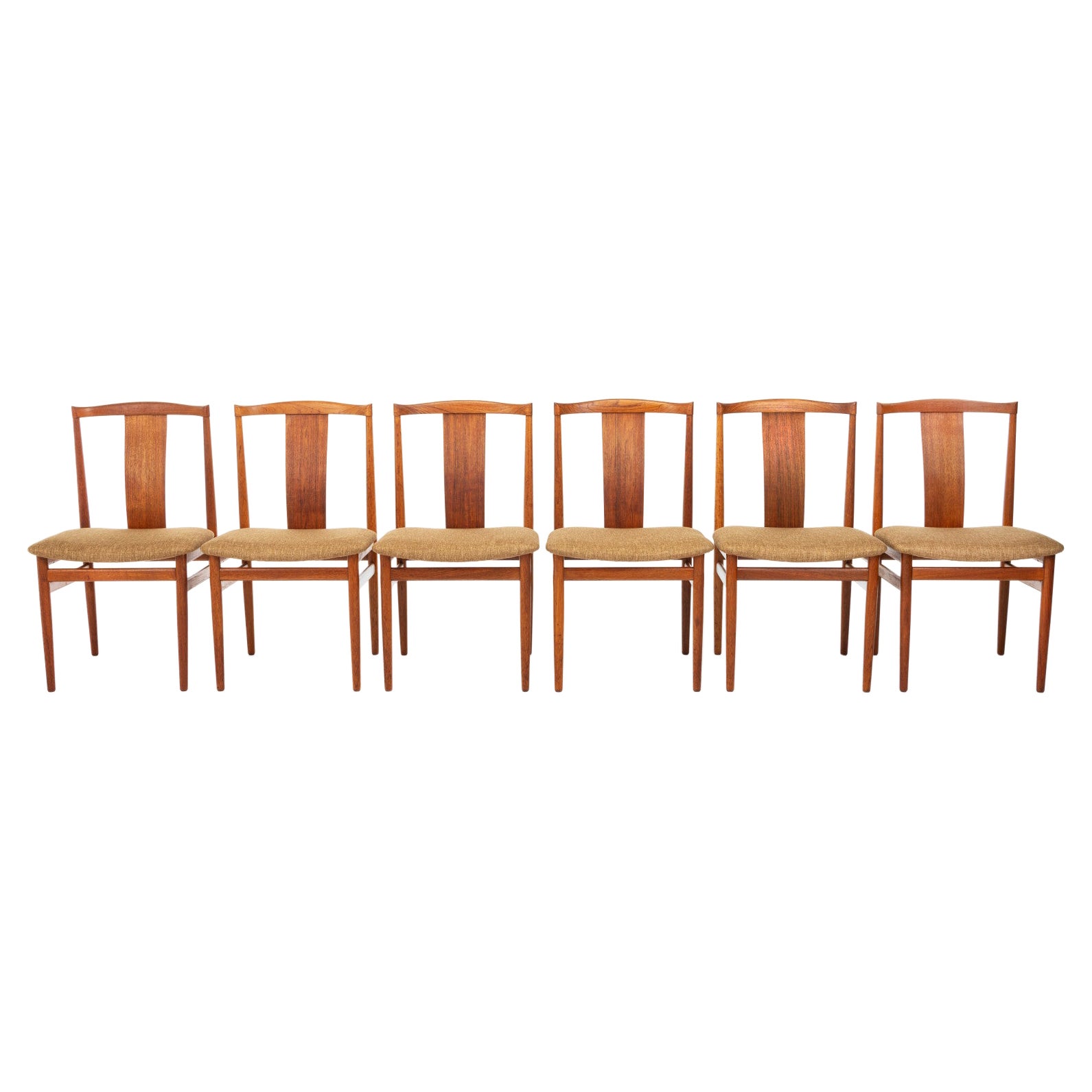 Set of 6 dining chairs by Henning Sørensen for Danex, Denmark 1960s