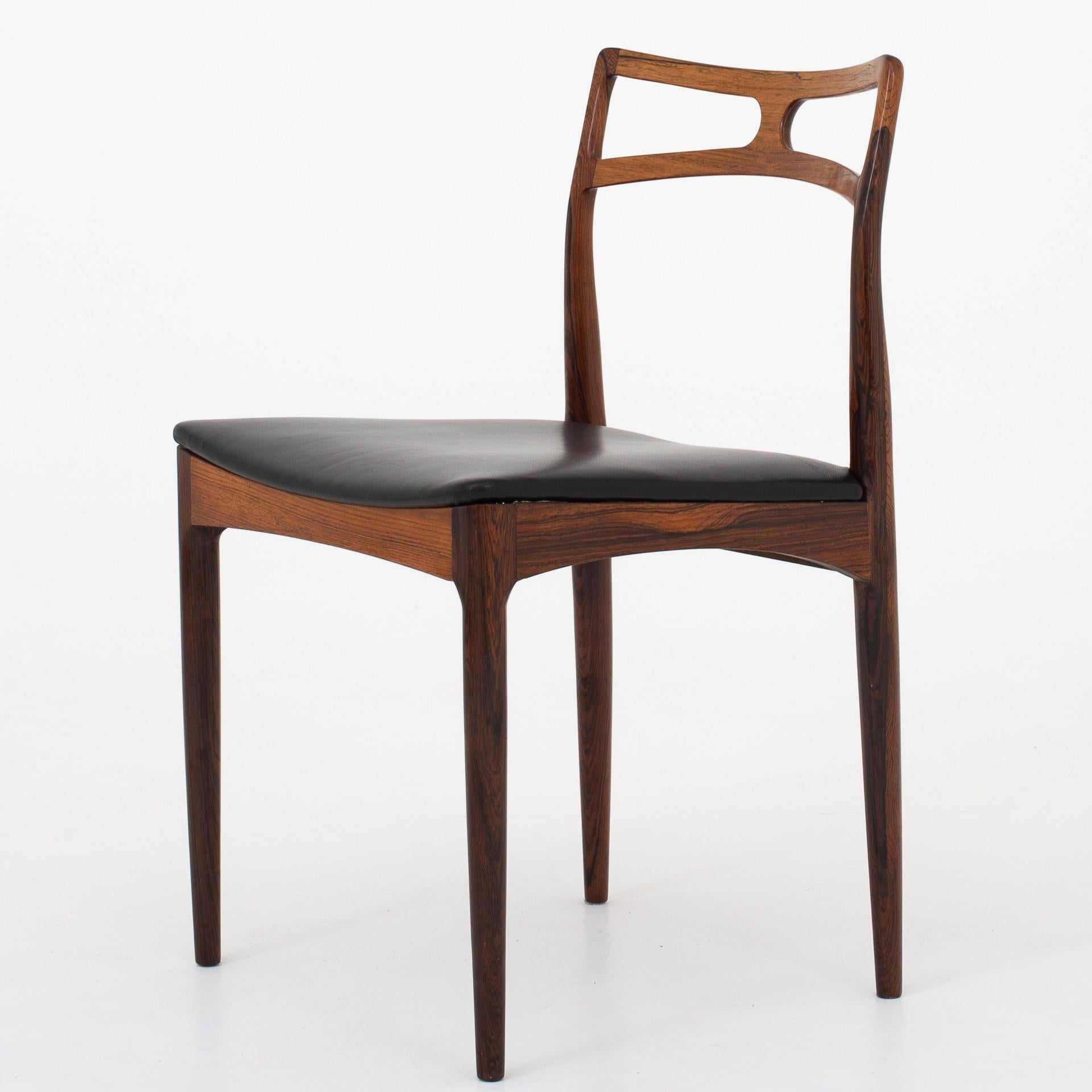 Scandinavian Modern Set of 6 Dining Chairs by Johannes Andersen