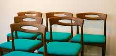 Set of 6 Dining Chairs by Johannes Andersen for Uldum Denmark