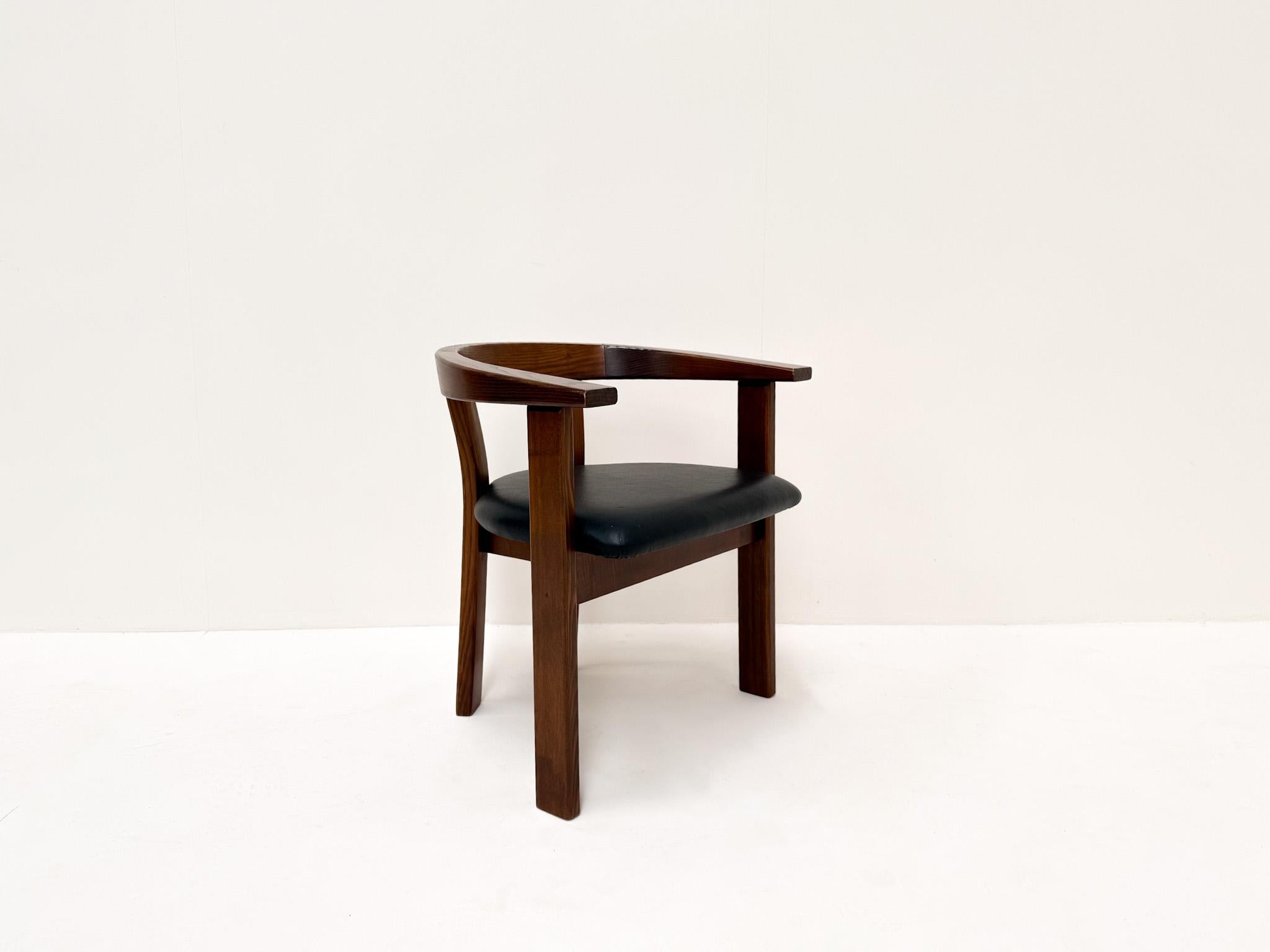 Européen Set of 6 Dining Chairs by Lars Gangsø, Denmark, 1970s en vente
