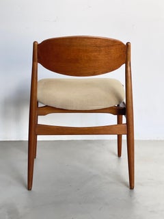 Lot de 6 chaises de salle à manger signées Leonardo Fiori pour ISA Bergamo, design italien des années 1960