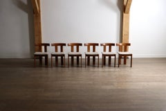 Satz von 6 Esszimmerstühlen von Luigi Vaghi für Former, Italien 1960er Jahre