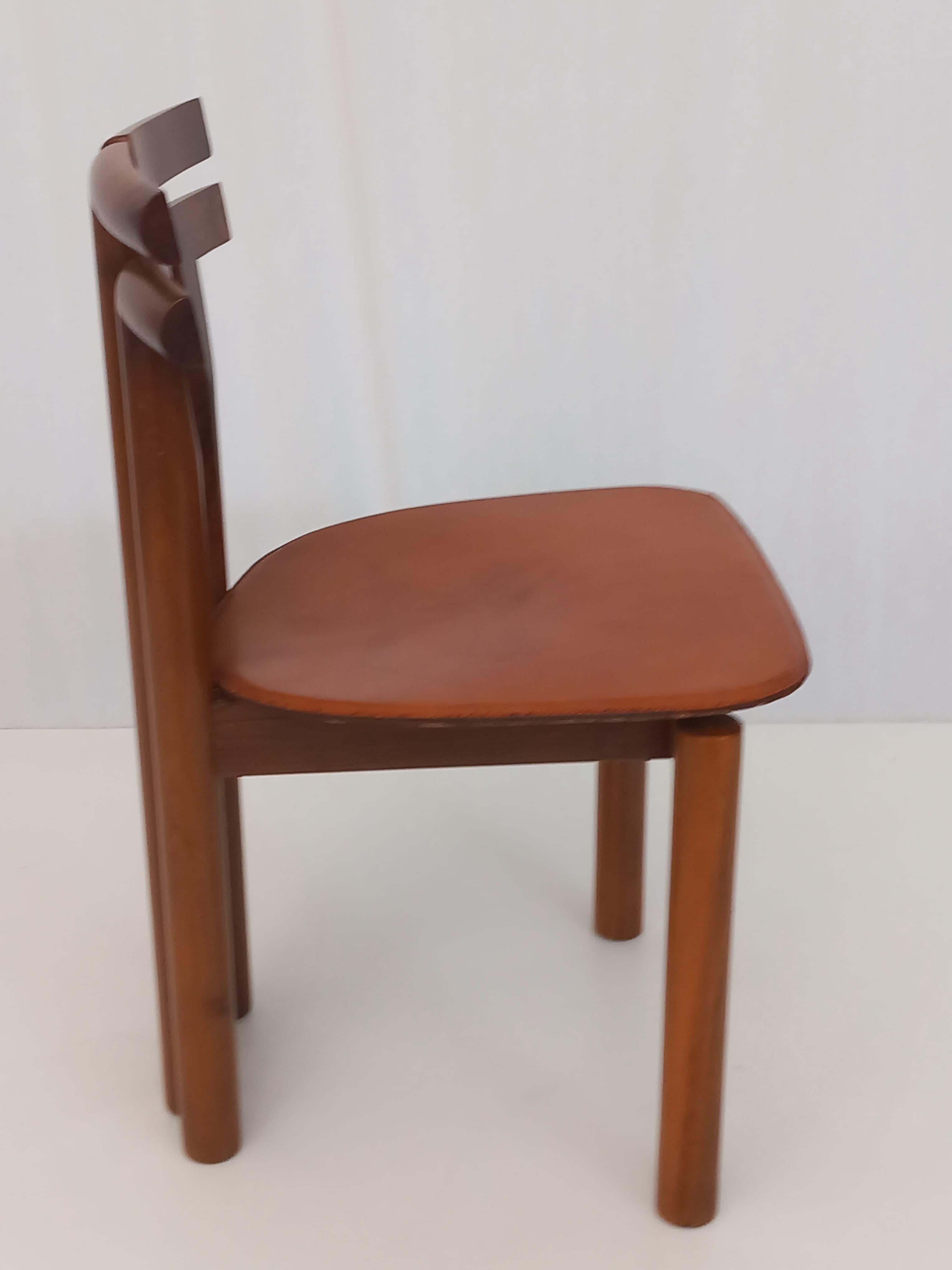 Ensemble de 6 chaises de salle à manger par Mario Marenco pour Mobilgirgi, années 70 Bon état - En vente à Medesano, Parma