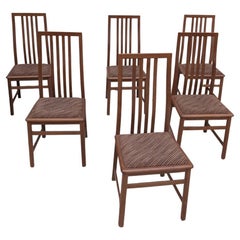 Set of 6 Dining Chairs by Mario Marenco for Mobilgirgi, 70s