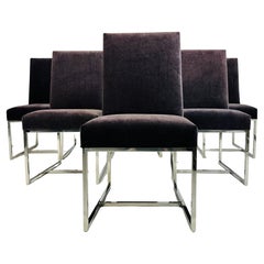 Set of 6 Dining Chairs by Milo Baughman for Design Institute of America