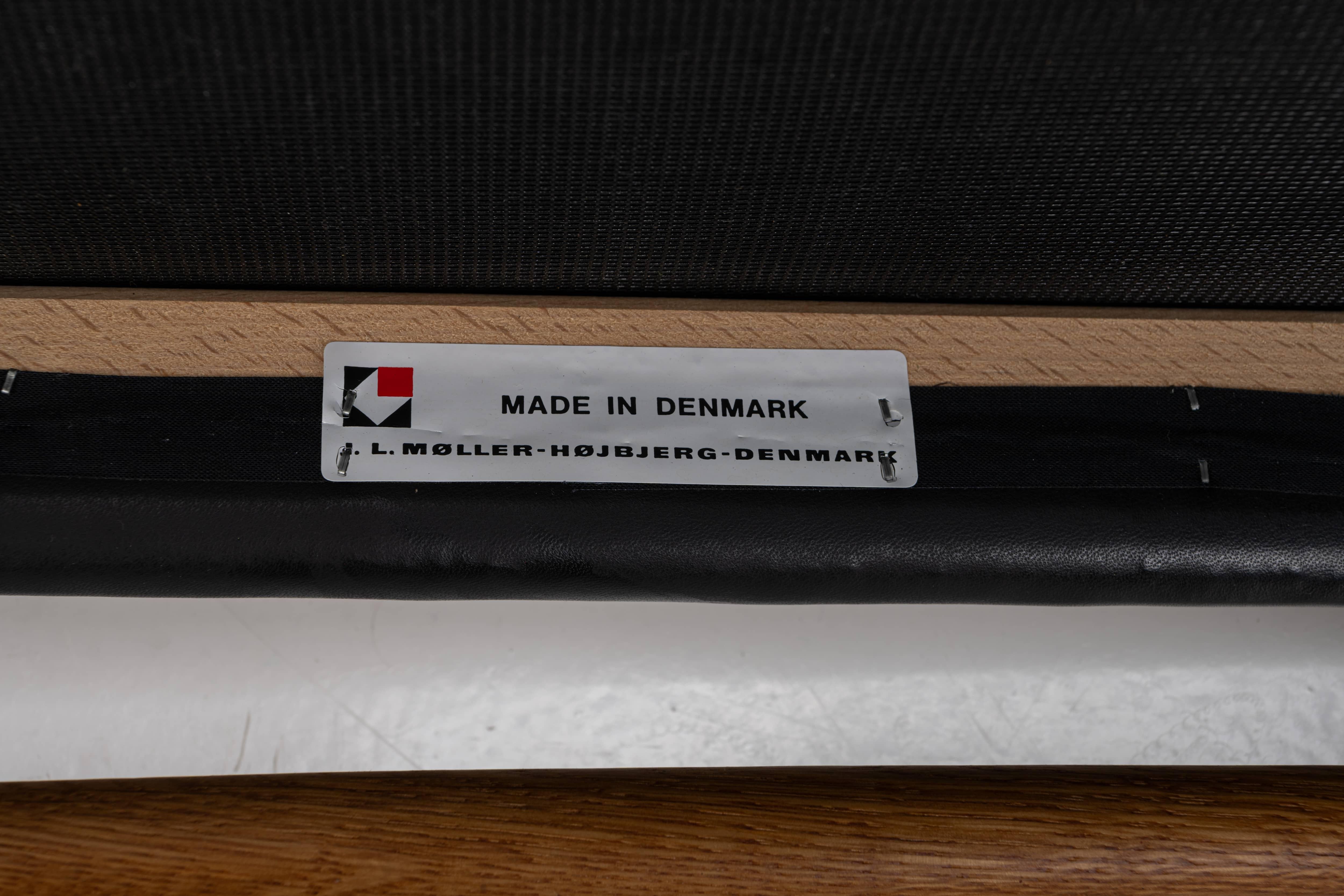 Juego de 6 sillas de comedor de Niels O. Møller, Model 75 en venta 6