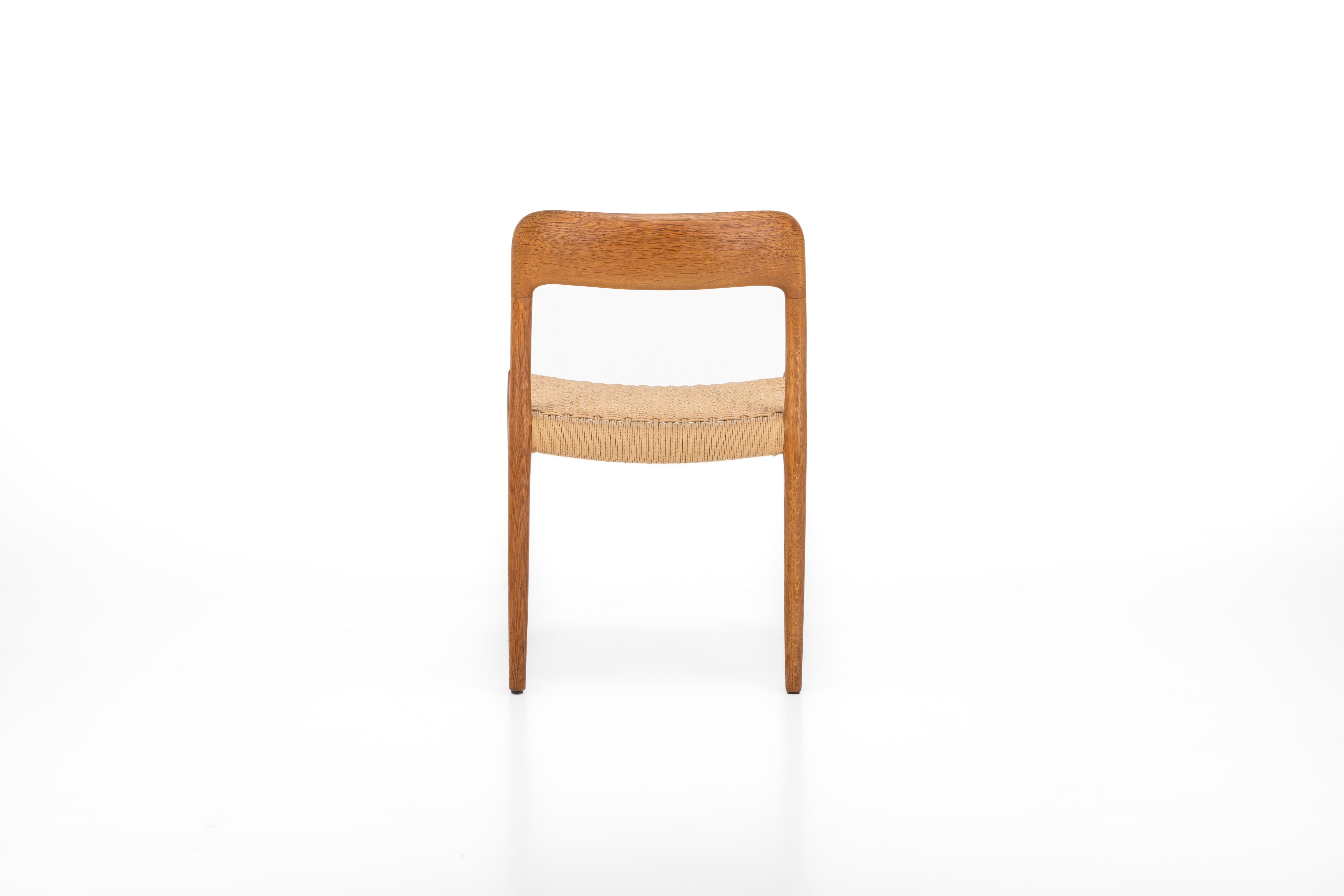 Set of 6 dining chairs by Niels O. Møller, Model 75 1