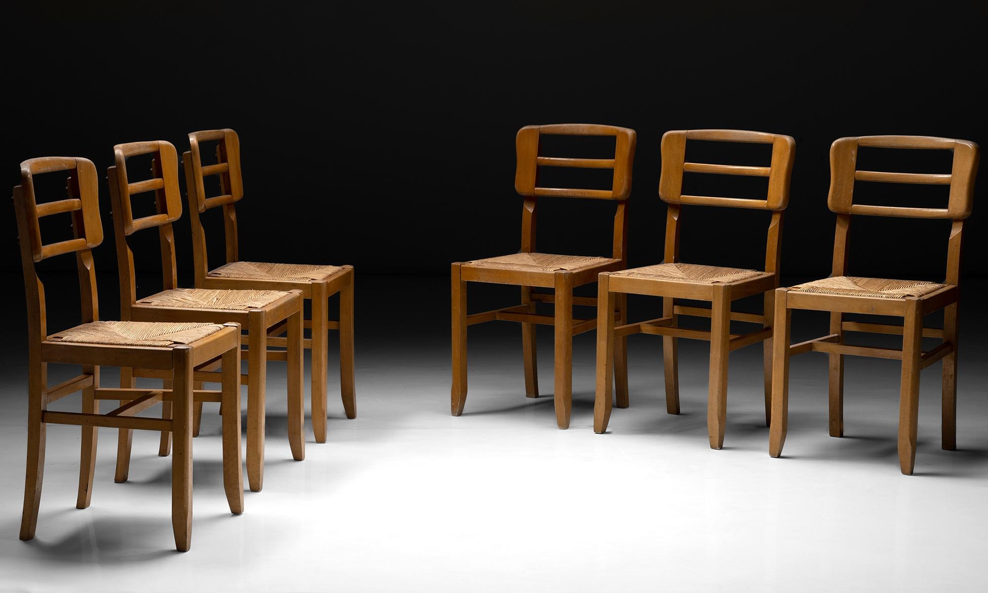 Set of '6' Dining Chairs by Pierre Cruege, France, circa 1960 3