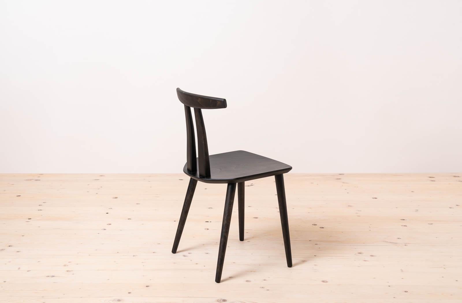 Satz von 6 Esszimmerstühlen von Poul Volther, Modell J111, Timless Dänisches Design 3