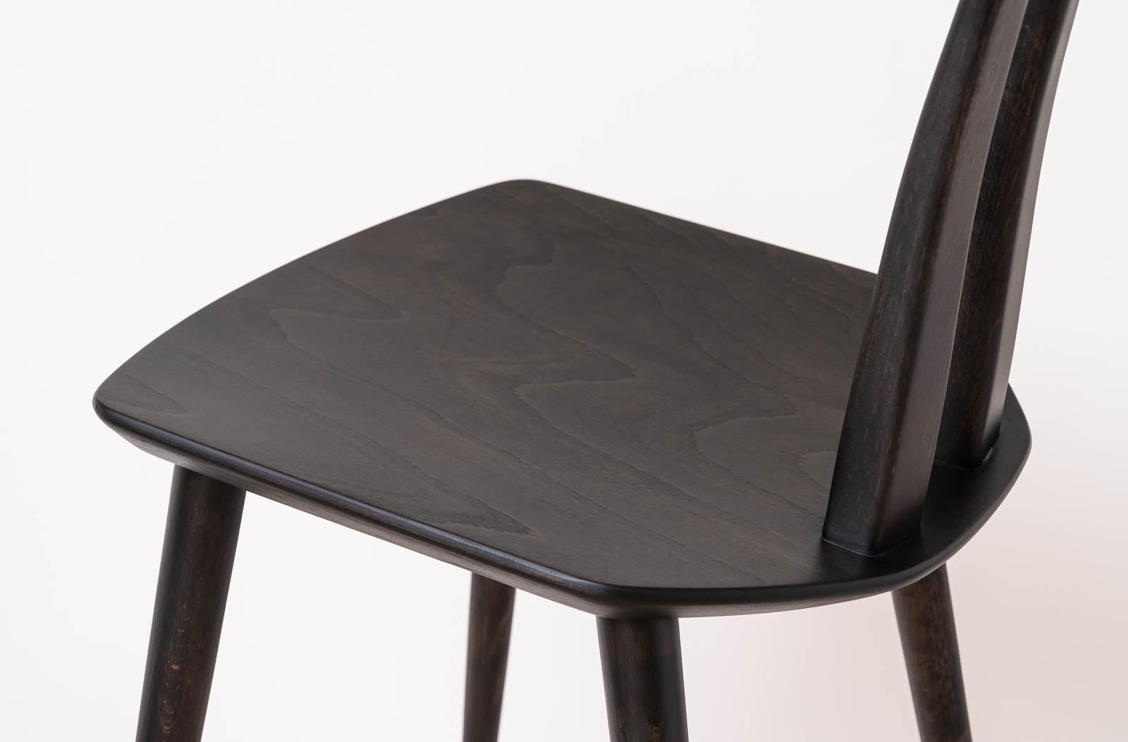 Satz von 6 Esszimmerstühlen von Poul Volther, Modell J111, Timless Dänisches Design 7