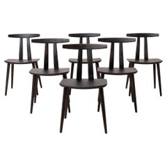 Satz von 6 Esszimmerstühlen von Poul Volther, Modell J111, Timless Dänisches Design
