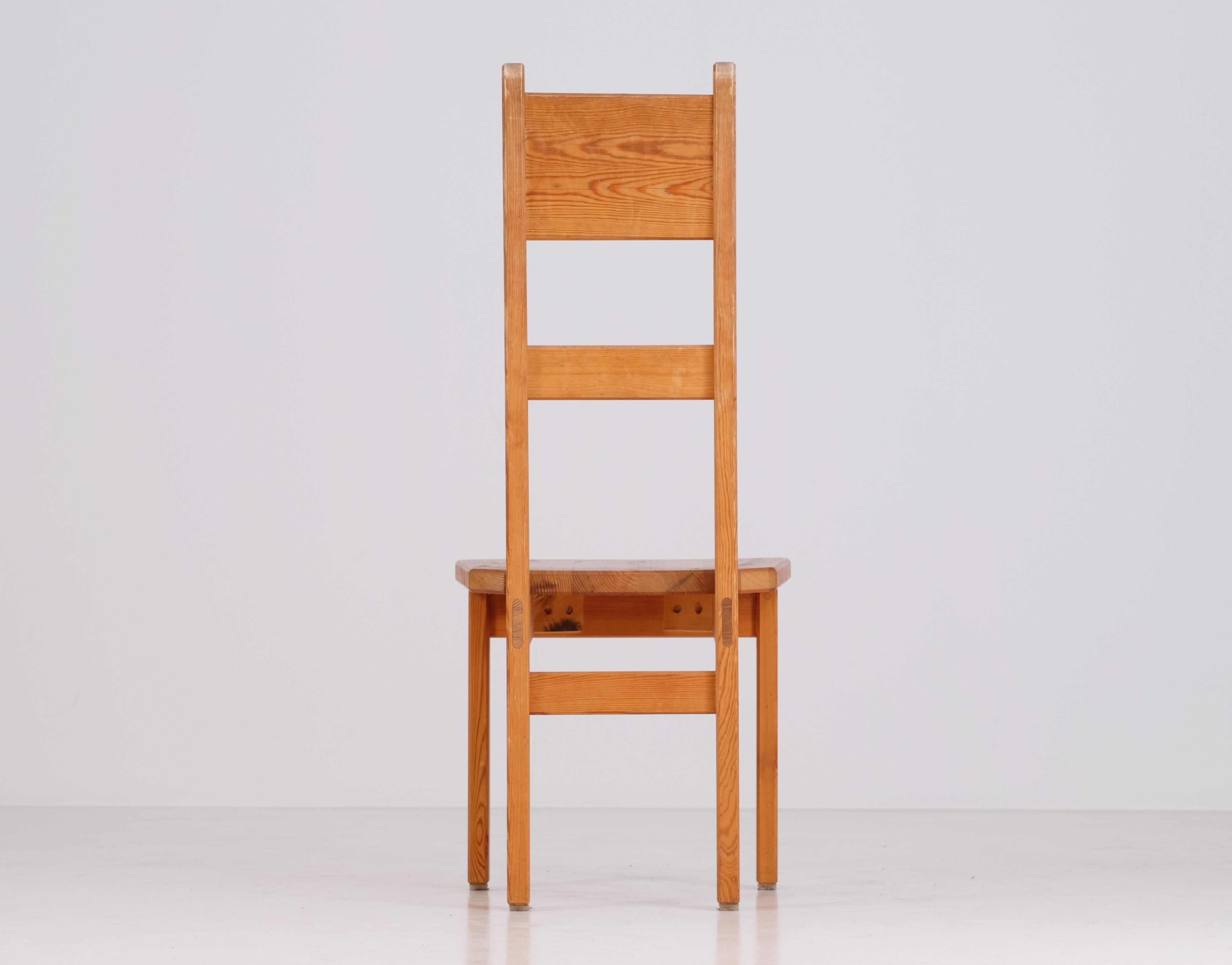Set of 6 Dining Chairs by Roland Wilhelmsson, 1970s For Sale 3