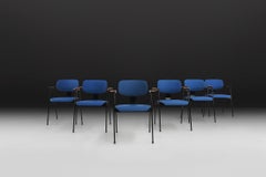 Set of 6 Dining Chairs by Willy Van Der Meeren for Tubax, Belgium, 1950s