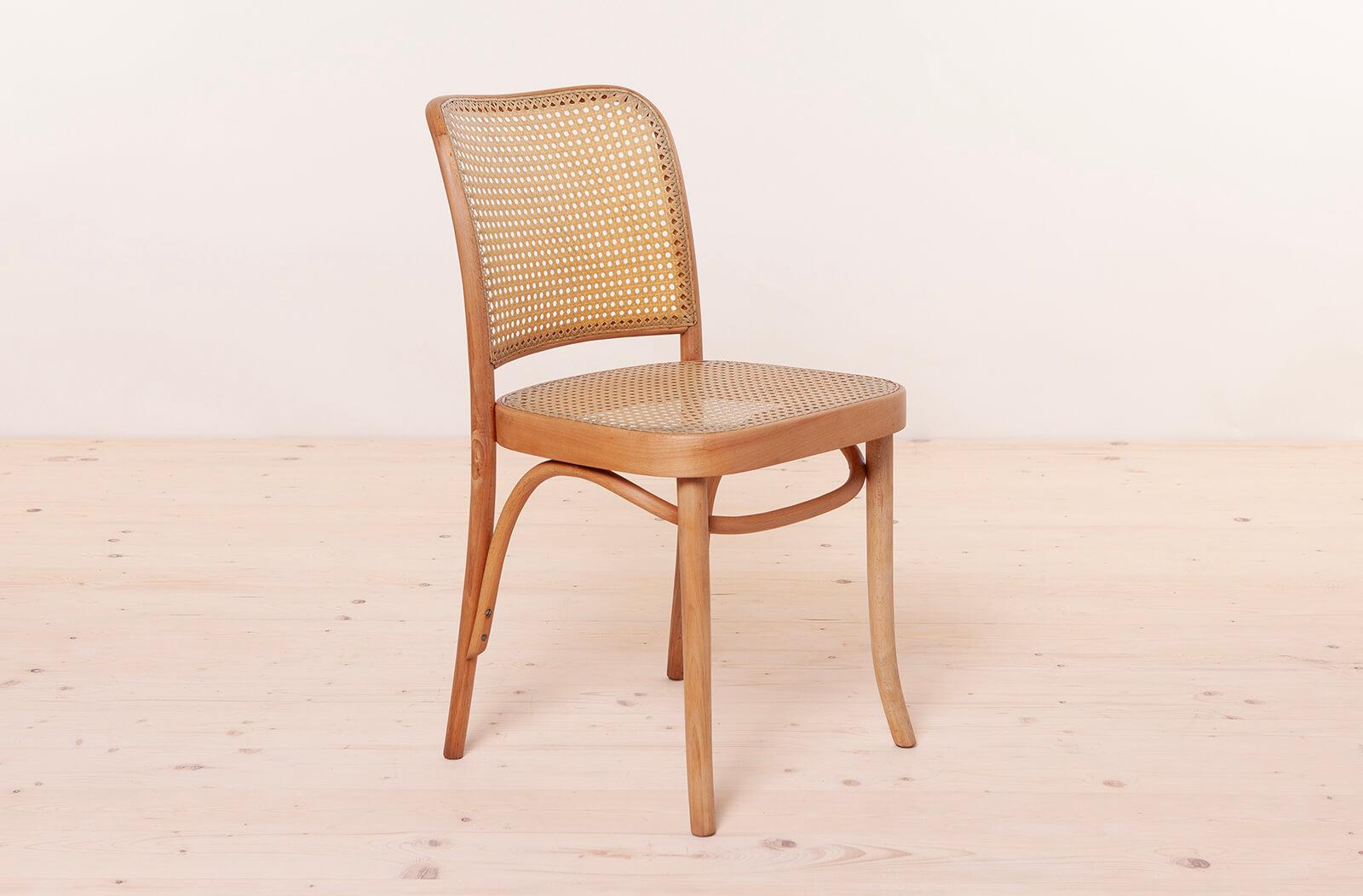 Set of 6 Dining Chairs designed by J. Hoffmann, Model No. 811 For Sale 5