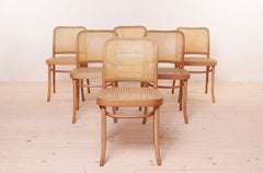 Set of 6 Dining Chairs designed by J. Hoffmann, Model No. 811