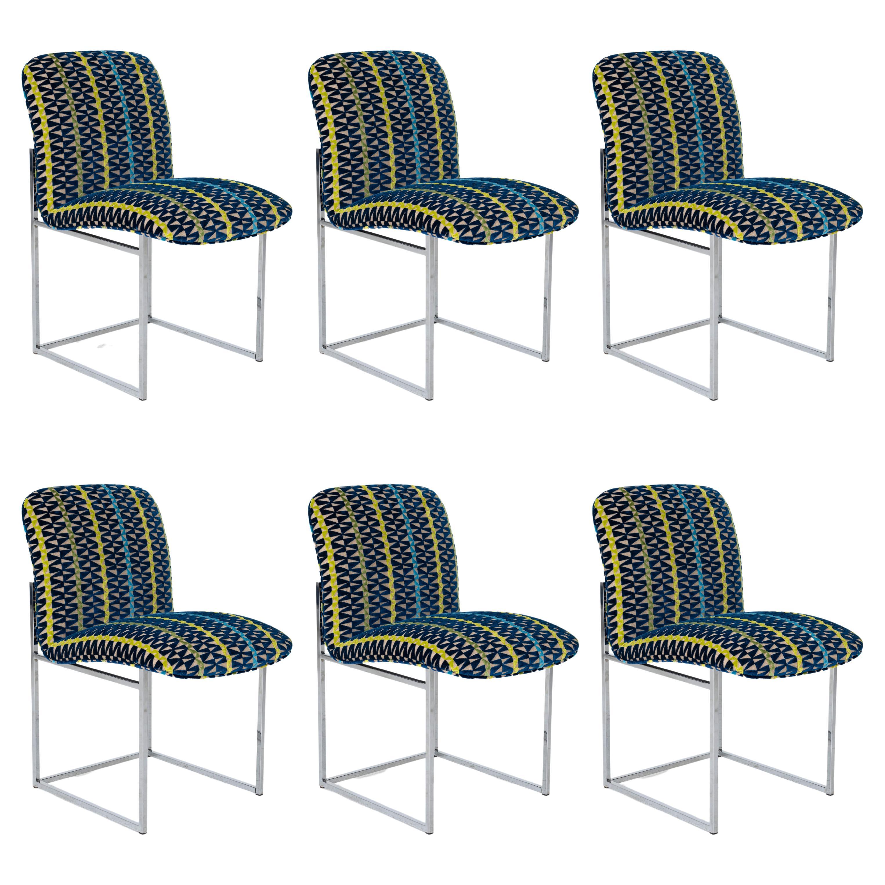 Set of 6 Dining Chairs for Design Institute America For Sale