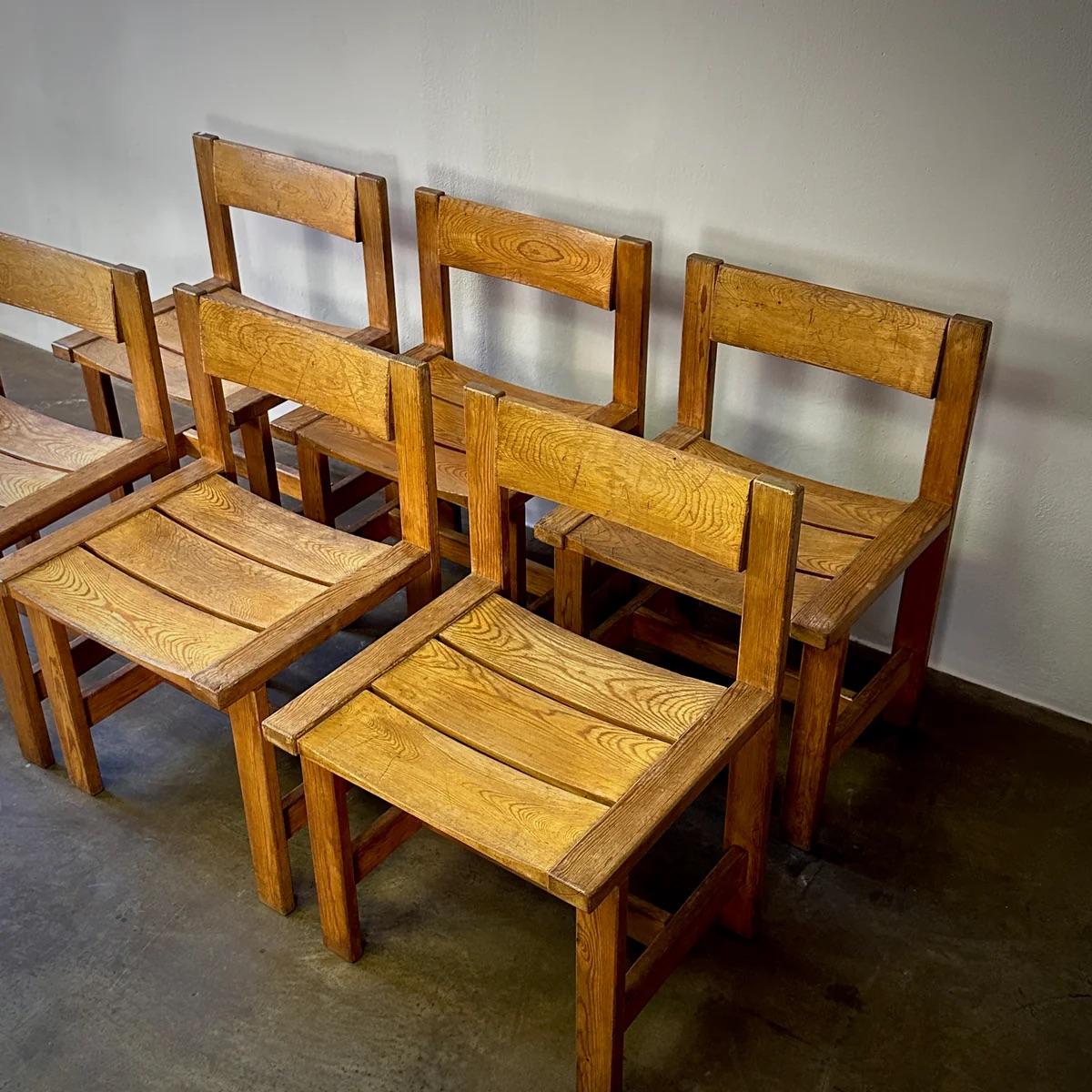 Set di 6 sedie da pranzo in vendita 2